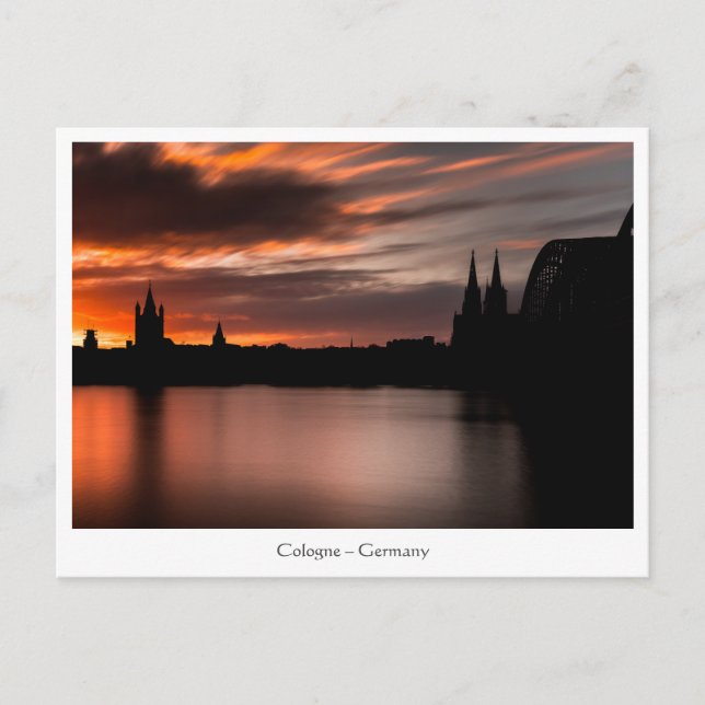Deutschland Postkarte Köln (Vorderseite)