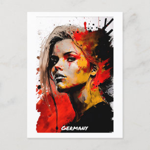 Deutschland Postkarte - Welt der Frauen-Sammlung