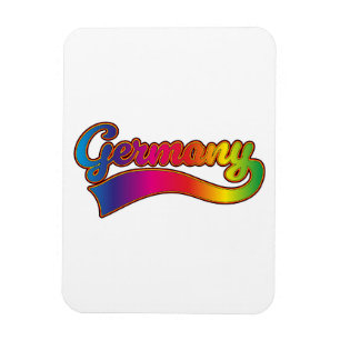 Deutschland Rainbow-Logo Magnet