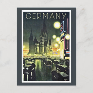 Deutschland Reise Annonce (Berlin) Postkarte
