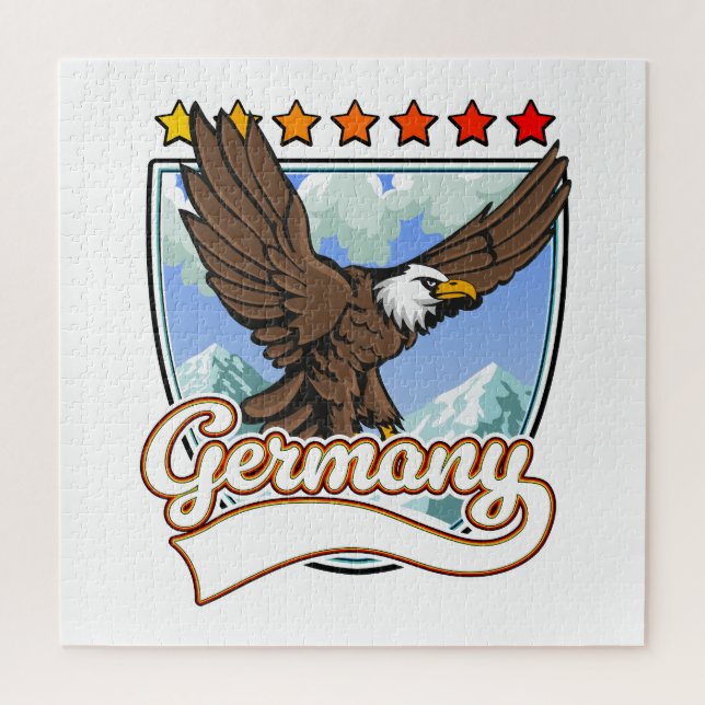 Deutschland Reise-Patch Puzzle (Vertikal)