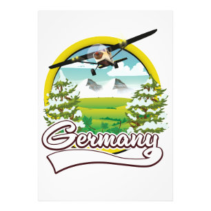 Deutschland Reiselogo Fotodruck