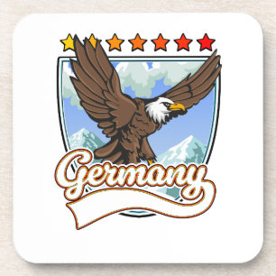 Deutschland Reisepflaster Getränkeuntersetzer
