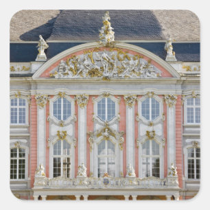 Deutschland, Rheinland-Pfaltz, Mosel-Flusstal Quadratischer Aufkleber