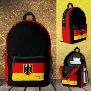 Deutschland, Rucksack, deutsche Flagge / Deutschla Bedruckter Rucksack