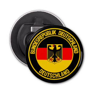 Deutschland Runde Emblem Flaschenöffner