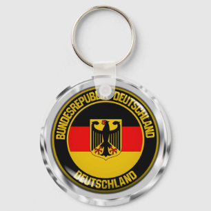 Deutschland Runde Emblem Schlüsselanhänger