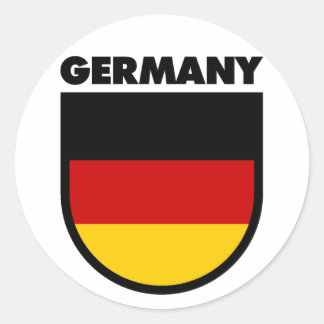 Deutschland Runder Aufkleber