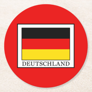 Deutschland Runder Pappuntersetzer