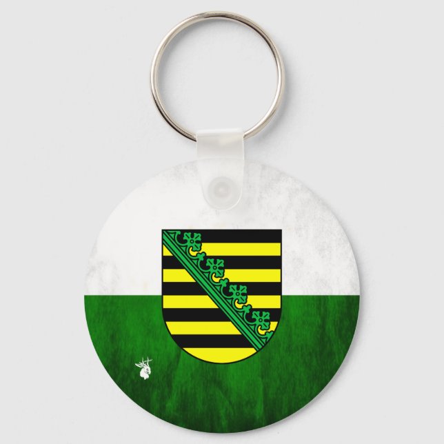 " Deutschland: SACHSEN... " Schlüsselanhänger (Vorderseite)