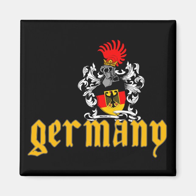 Deutschland-Schild-Magnet Magnet (Vorne)