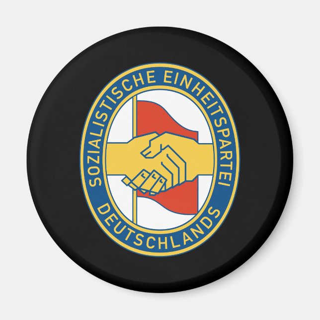 Deutschland SED - Deutsches sozialistisches Party Magnet (Vorne)