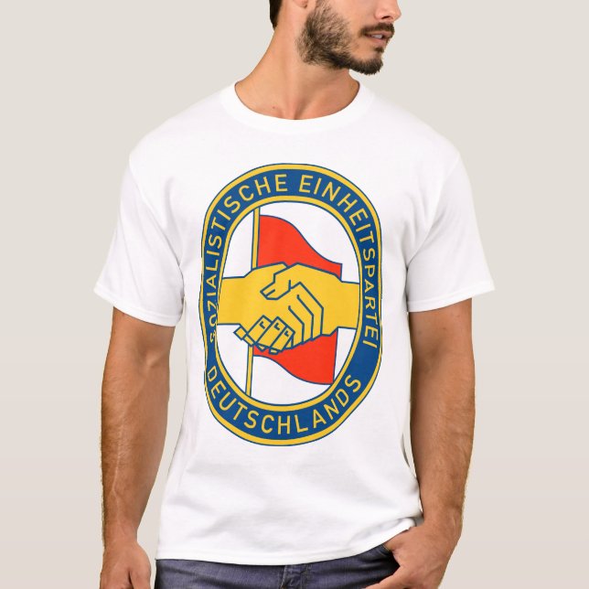 Deutschland SED - Deutsches sozialistisches Party T-Shirt (Vorderseite)