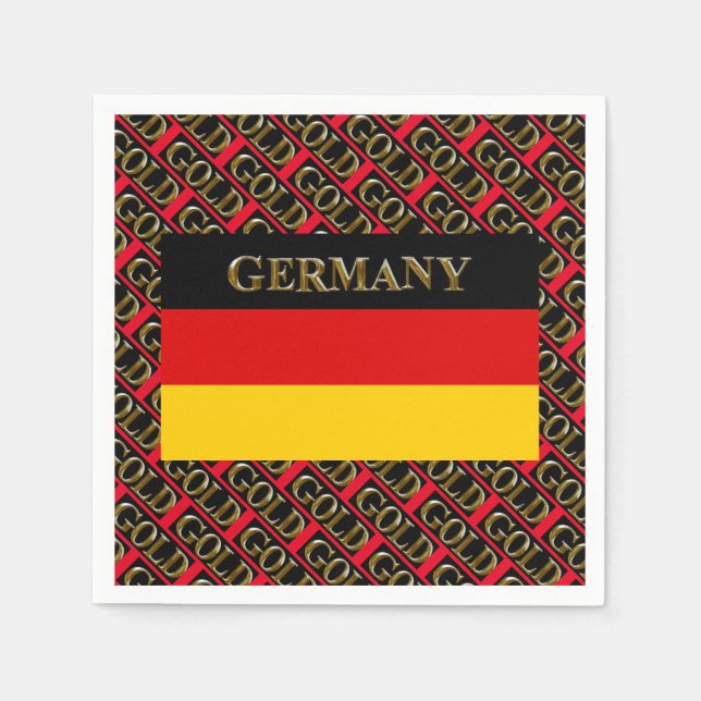 DEUTSCHLAND SERVIETTE (Vorderseite)
