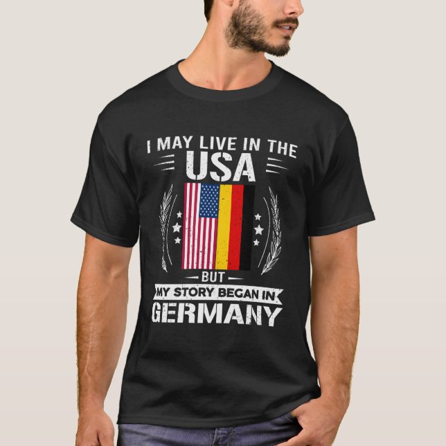 Deutschland Shirt ist stolz auf Deutschland und di (Vorderseite)