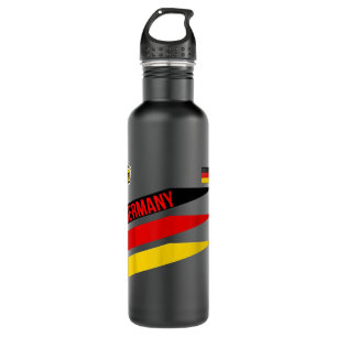 DEUTSCHLAND SHIRT-JERSEY FLAG-SOCCER-FOOTBALL EDELSTAHLFLASCHE