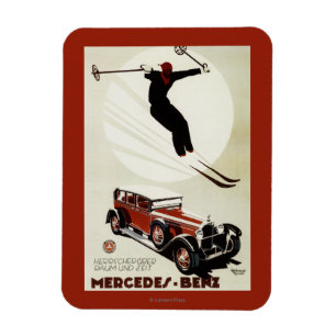 Deutschland - Skifahrer-Springen Magnet