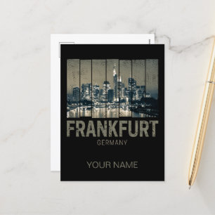 Deutschland Skyline Retro Vintag Souvenir Feiertagspostkarte