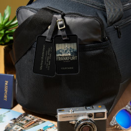 Deutschland Skyline Retro Vintag Souvenir Gepäckanhänger