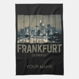 Deutschland Skyline Retro Vintag Souvenir Geschirrtuch