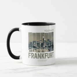 Deutschland Skyline Retro Vintag Souvenir Tasse