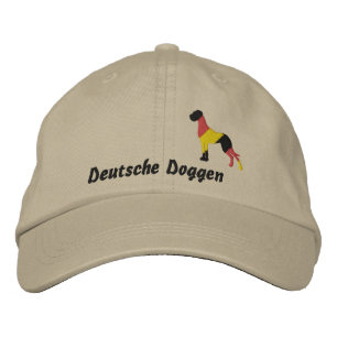 Deutschland Stick Dogge, Deutsche Doggen Bestickt Bestickte Baseballkappe