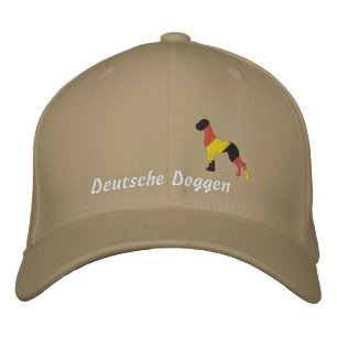 Deutschland Stick Dogge, Deutsche Doggenstickerin Bestickte Baseballkappe