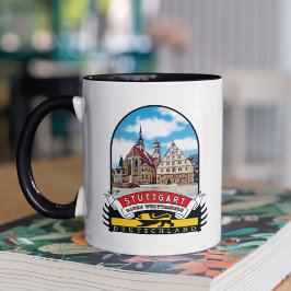 Deutschland Stuttgart Vintage souvenir Tasse