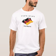 Deutschland - T - Shirt der Länderflagge
