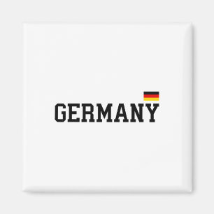 Deutschland T-Shirt Frauen Männer Kinder Fußballfa Magnet