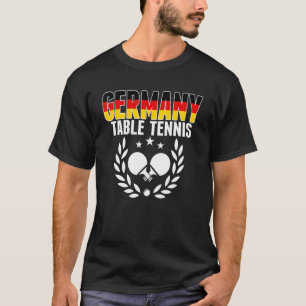 Deutschland Tischtennis German Ping Pong Team Supp T-Shirt
