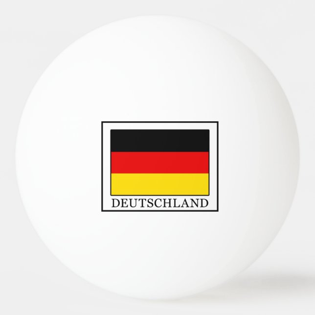 Deutschland Tischtennisball (Vorderseite)