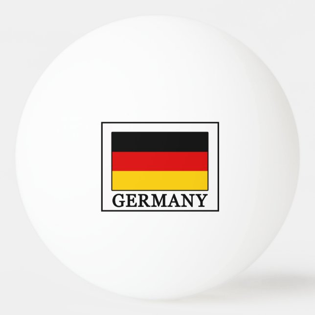 Deutschland Tischtennisball (Vorderseite)