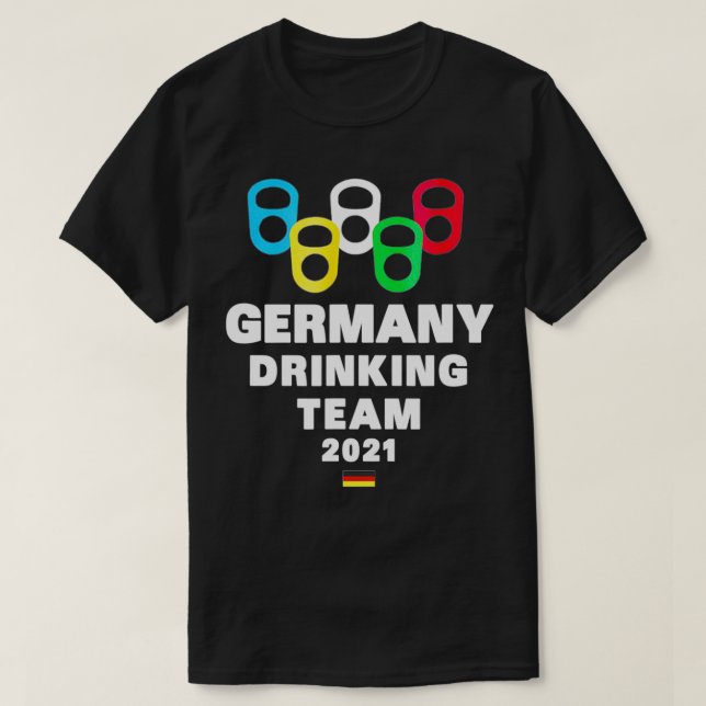 Deutschland Trinkteam T-Shirt (Design vorne)