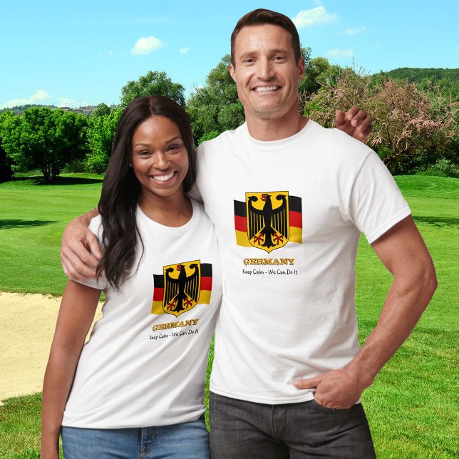 Deutschland Tshirt, Behalt Calm, Patriotische Deut T-Shirt (Von Creator hochgeladen)