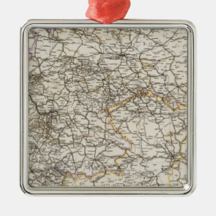 Deutschland und Anliegerstaat Silbernes Ornament