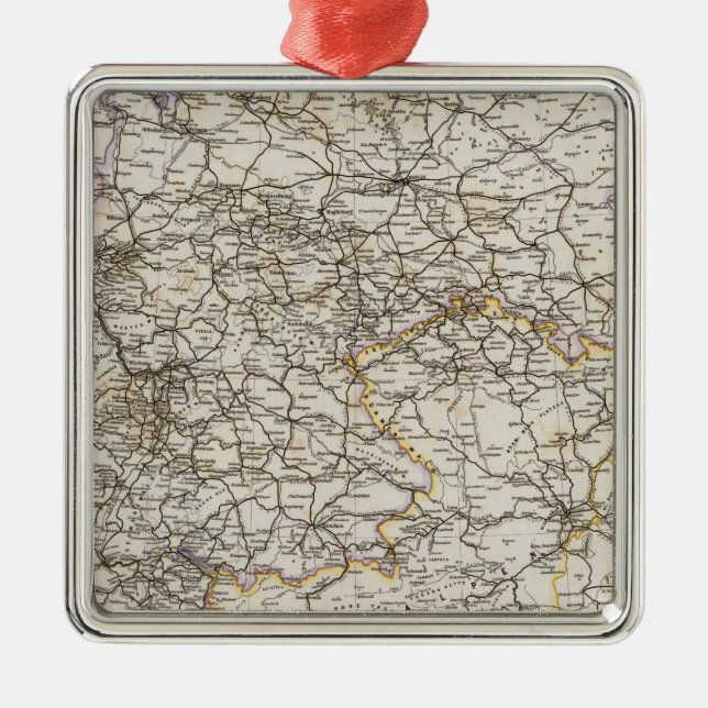 Deutschland und Anliegerstaat Silbernes Ornament (Vorne)