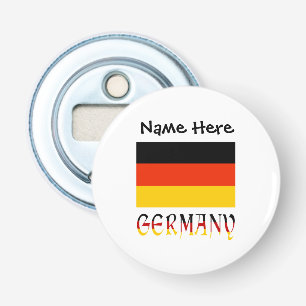 Deutschland und deutsche Flagge personalisiert Flaschenöffner