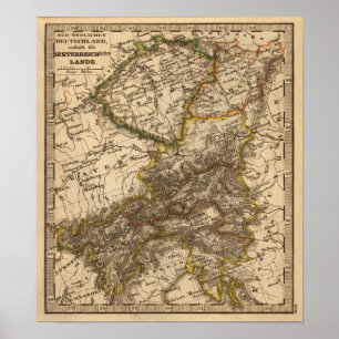 Deutschland und Österreich 3 Poster