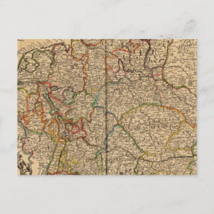 Deutschland und Österreich Postkarte