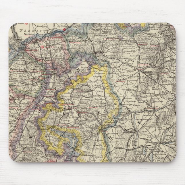 Deutschland und Schweiz Mousepad (Vorne)