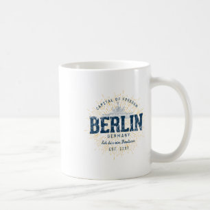 Deutschland Urlaub Souvenir Vintage Berlin  Kaffeetasse
