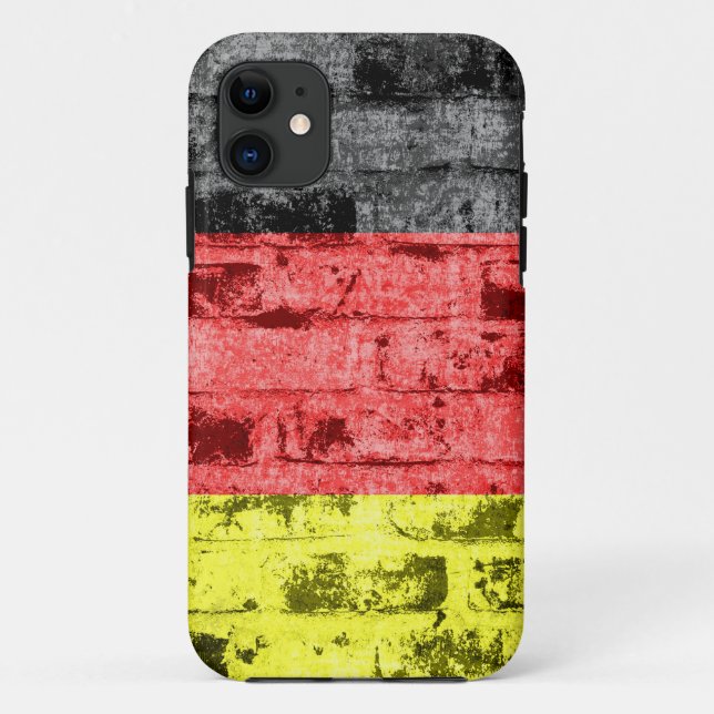 Deutschland - Vintage der Flagge Case-Mate iPhone Hülle (Rückseite)