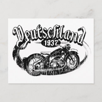 Deutschland Vintage Motorrad-Postkarte Postkarte