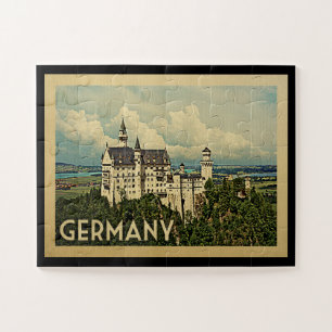 Deutschland Vintage Reise Puzzle