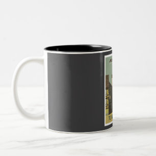Deutschland Vintage-Reisen Zweifarbige Tasse