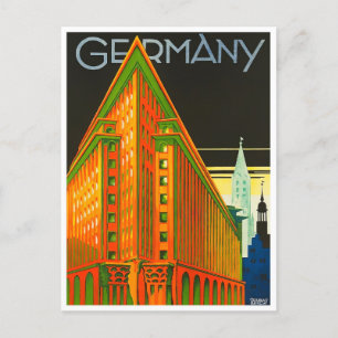 Deutschland Vintage-Reisepostkarte Postkarte