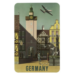 DEUTSCHLAND Vintage Travel Magnet