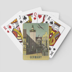 DEUTSCHLAND Vintage Travel Spielkarten