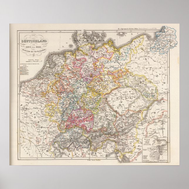 Deutschland von 1495 bis 1618 poster (Vorne)